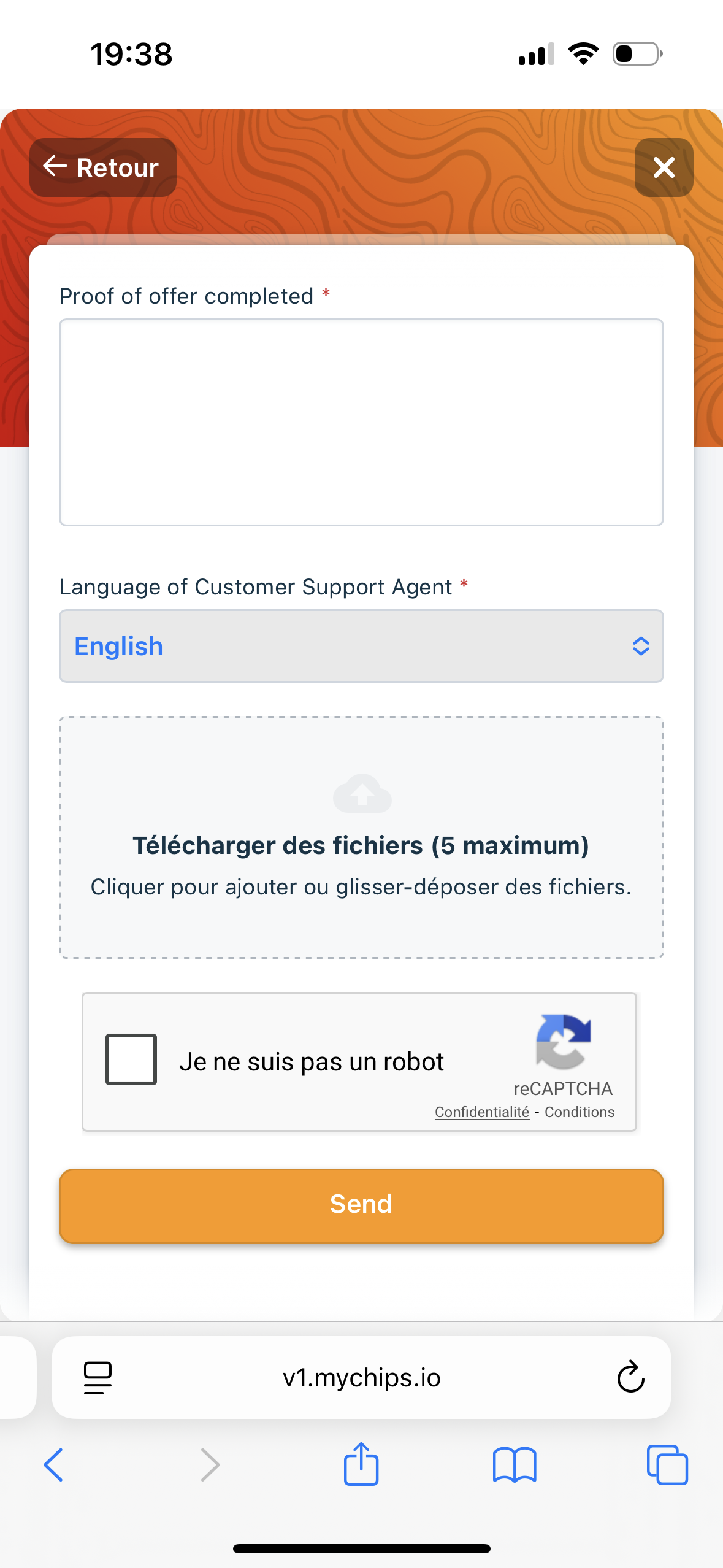 MyChips — étape 4