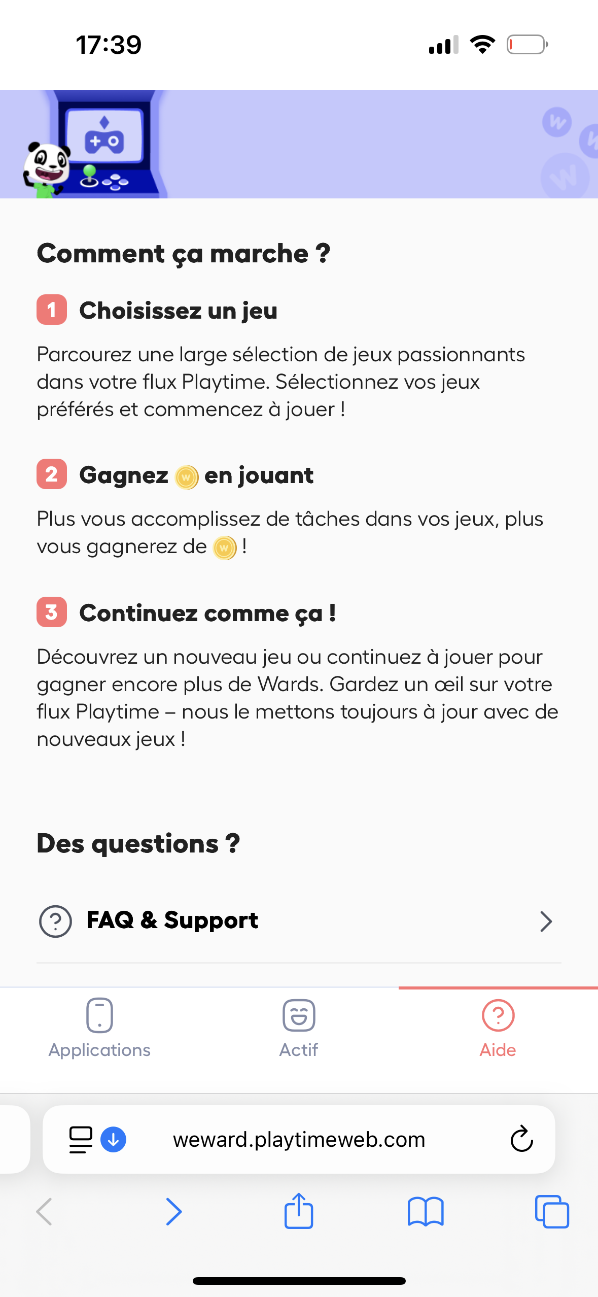 Play to Earn — étape 2