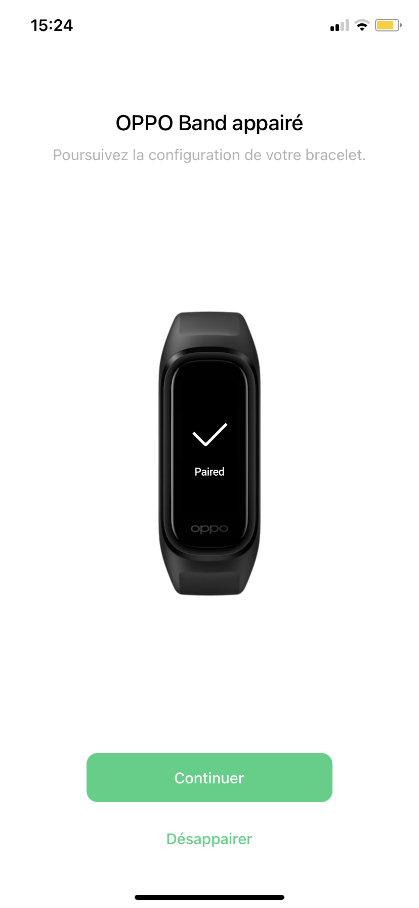 Comment connecter une montre ou un bracelet connect OPPO WeWard